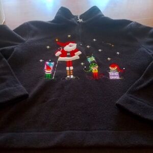 🌻3 for $15🌻White Stag Woman's Size Small Black Christmas Sweater